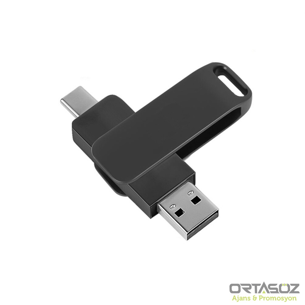 SELÇUKLU SİYAH OTG USB BELLEK (64GB)