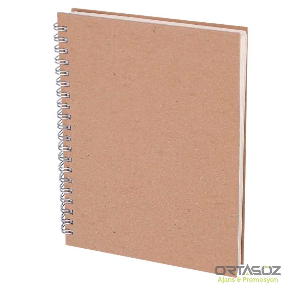 ATAPARK KRAFT SPİRALLİ DEFTER (13X18,5 CM)