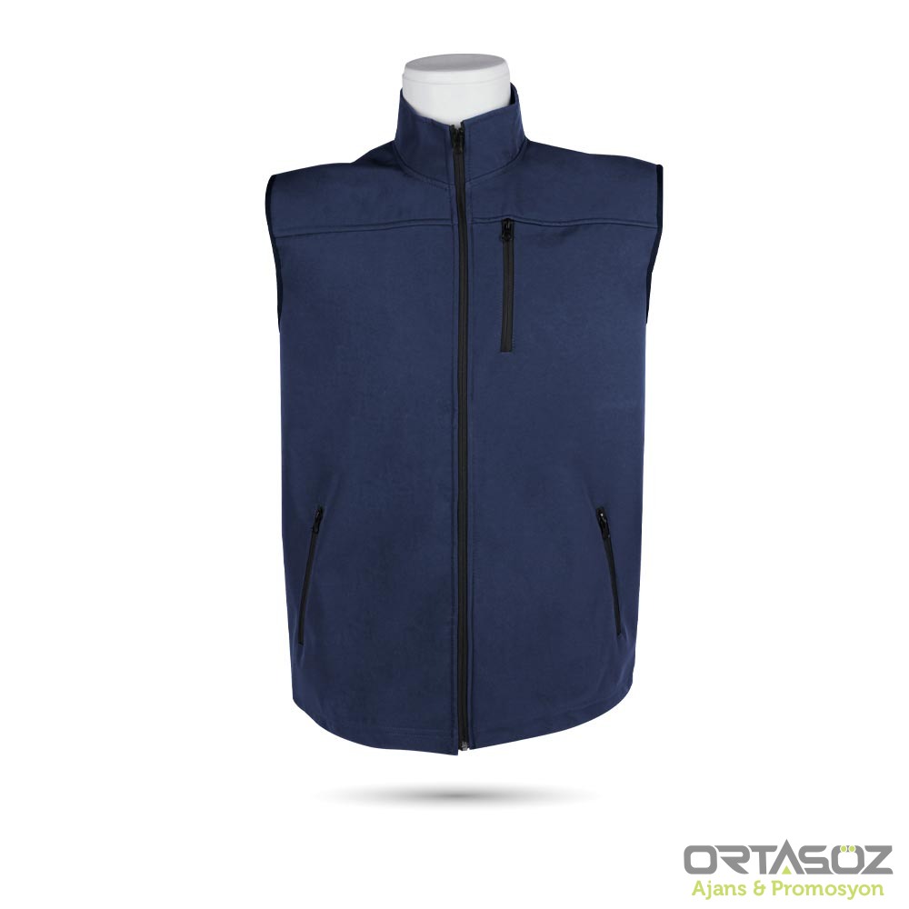 943505 NEMRUT SOFTSHELL LACİVERT S YELEK